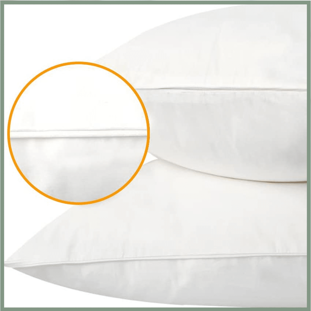 Imagen de una almohada de color blanco