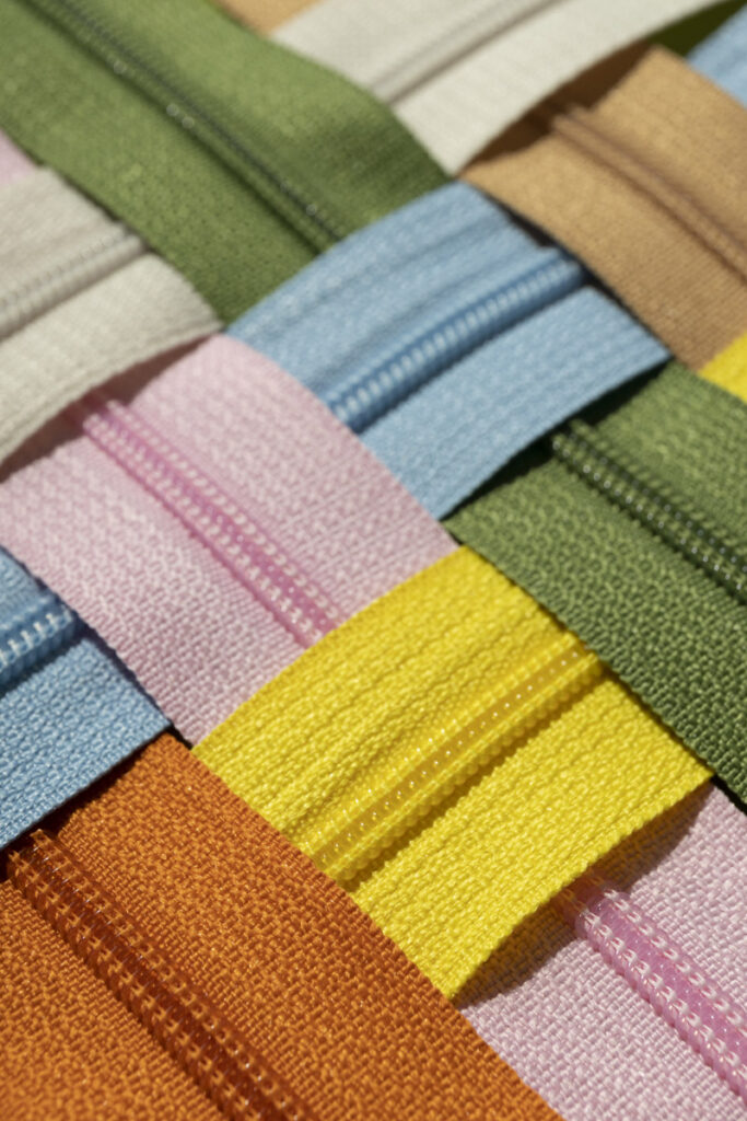 Cremalleras de color.
